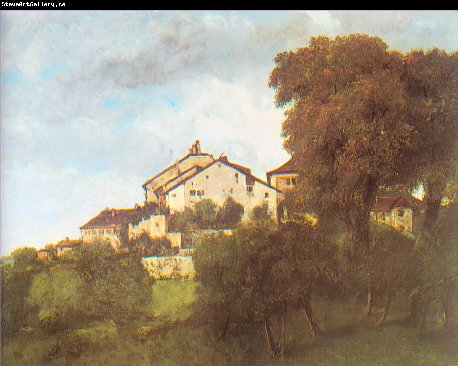 Courbet, Gustave The Houses of the Chateau D Ornans